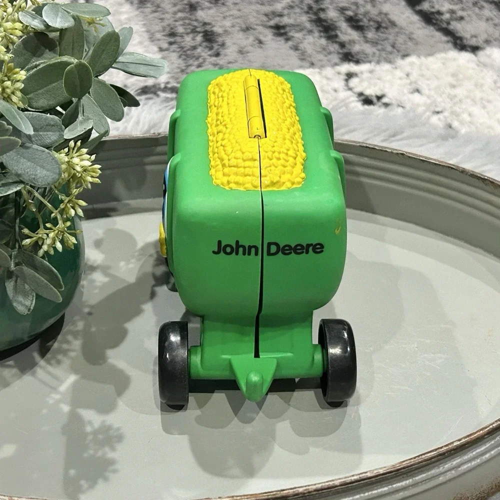 VTG 1999 ERTL John Deere Johnny‎ Tractor Soft Toy Trailer **No book See Photos